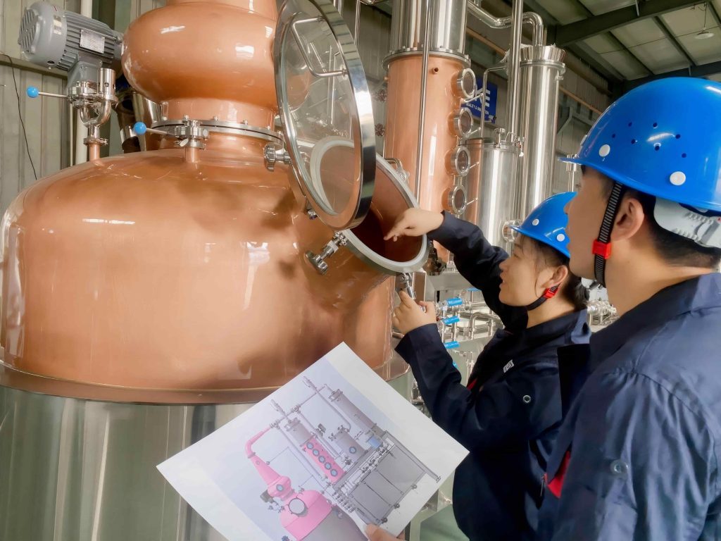 distillation column
